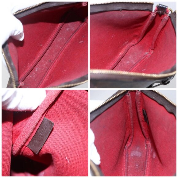 LOUIS VUITTON Damier Ebene Pochette Accessoires Pouch N41206 LV Auth 147934 - Picture 15 of 16